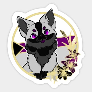 Demisexual corgi Sticker